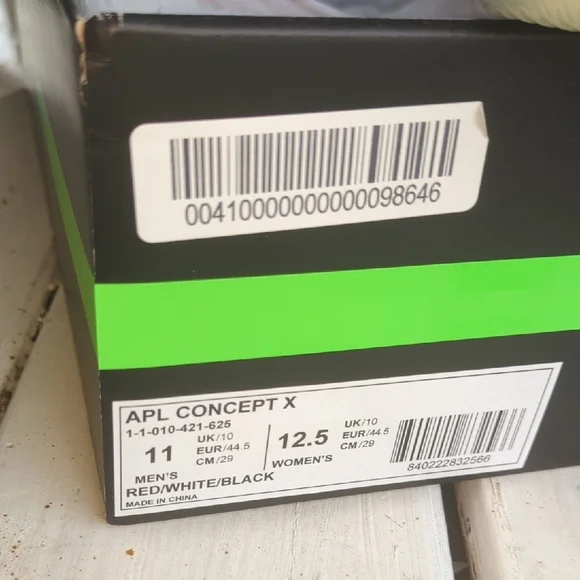 APL Unisex Red High-Top Sneakers - Picture 4 of 5